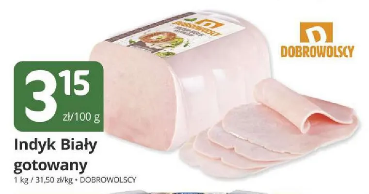 Indyk biały gotowany Dobrowolscy promocja w Marketvita