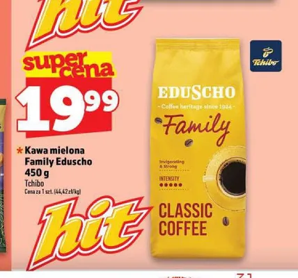 Kawa mielona Family Eduscho promocja w TOPAZ