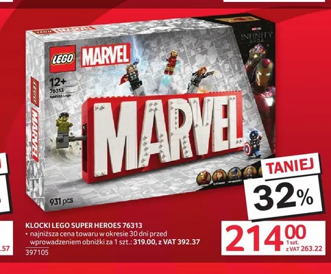 Klocki LEGO Super Heroes 76313 promocja w Selgros