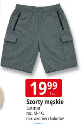 Szorty męskie Lotmar roz. M-4XL mix wzorów i kolorów promocja w Leclerc