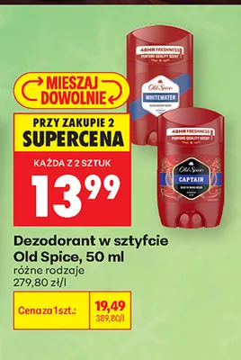 Dezodorant w sztyfcie Old Spice promocja w Biedronka