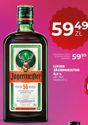 Likier Jägermeister promocja w Duży Ben