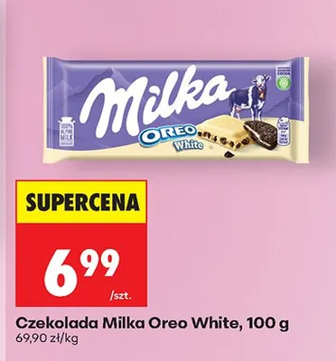 Czekolada Oreo White promocja w Biedronka