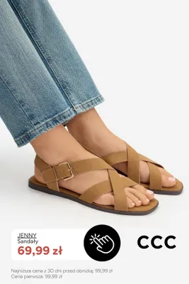 Sandały damskie Jenny promocja w CCC