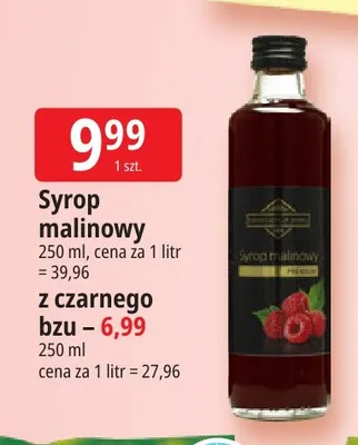 Syrop z czarnego bzu Wiodąca Marka promocja w Leclerc