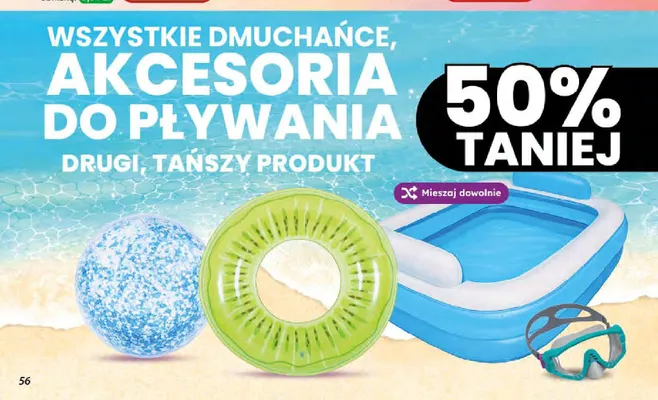 Okularki do pływania promocja w Dino