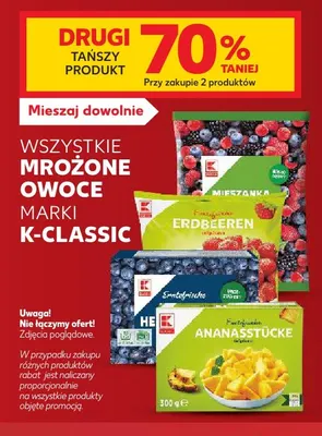 Mieszanka owocowa mrożona K-Classic promocja w Kaufland