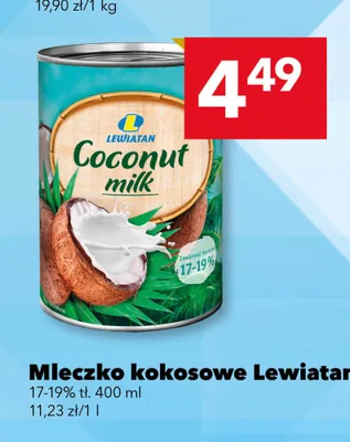 Mleczko kokosowe Lewiatan promocja w LEWIATAN