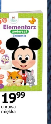 Elementarz zwierząt Ćwiczenia Disney Maluch promocja w Empik