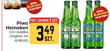 Piwo Heineken Original promocja w Społem Częstochowa