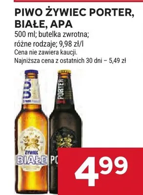 Piwo Żywiec Porter promocja w Stokrotka