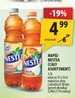 Napój Nestea Peach promocja w Arhelan