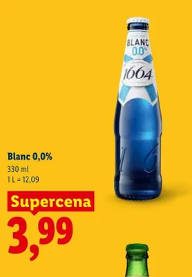 Piwo bezalkoholowe 1664 Blanc 0,0% promocja w Lidl