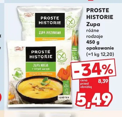 Zupa PROSTE HISTORIE promocja w Kaufland