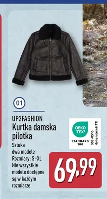 Kurtka damska pilotka UP2FASHION promocja w Aldi