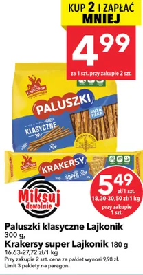 Krakersy super Lajkonik promocja w LEWIATAN