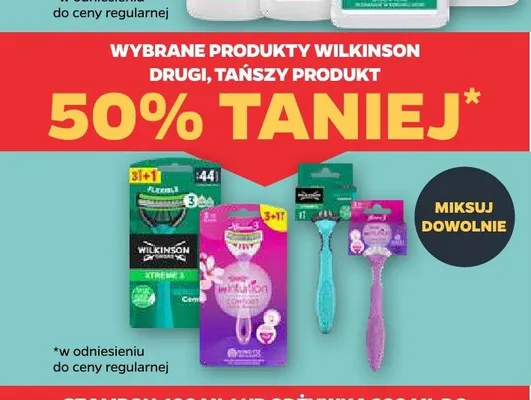Wybrane produkty Wilkinson promocja w Netto