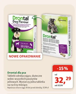 Tabletki odrobaczające Drontal dla psa promocja w MAXI ZOO