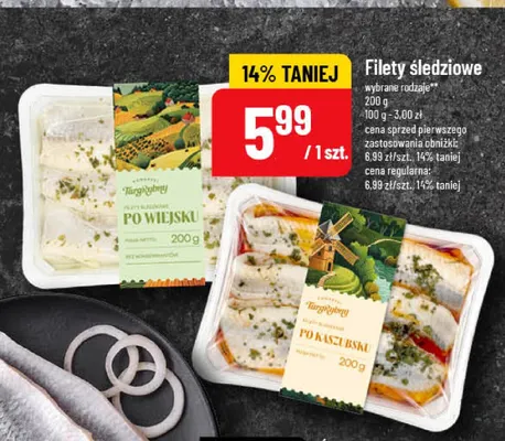 Filety śledziowe po wiejsku Targ Rybny promocja w POLOmarket
