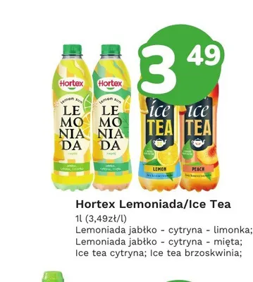 Napój Ice Tea cytryna Hortex promocja w Limonka