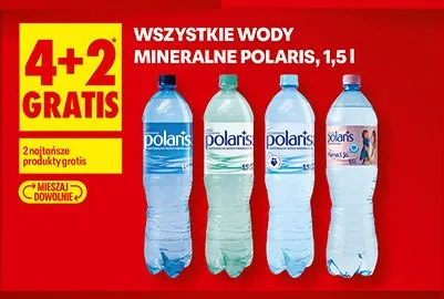 Woda mineralna Polaris promocja w Biedronka
