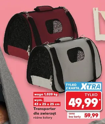 Transporter dla zwierząt Zoofari promocja w Kaufland