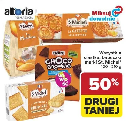Ciastka, babeczki St. Michel promocja w Carrefour Market