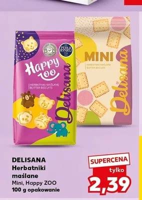 Herbatniki maślane Delisana Mini promocja w Kaufland