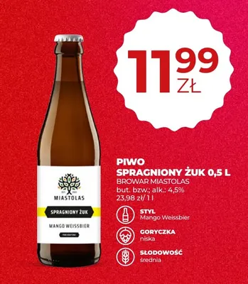 Piwo Spragniony Żuk Browar Miastolas promocja w Duży Ben