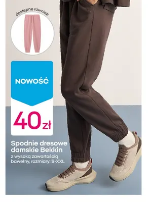 Spodnie dresowe damskie Bekkin promocja w Pepco