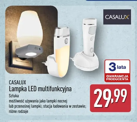 Lampka LED multifunkcyjna Casalux promocja w Aldi