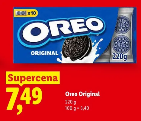 Ciastka Oreo Original promocja w Lidl