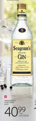 Gin Seagram's 37,5% promocja w Selgros