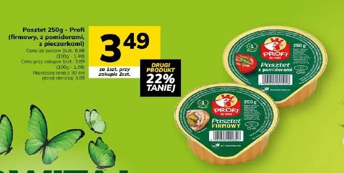 Pasztet firmowy z pomidorami, z pieczarkami promocja w Hitpol