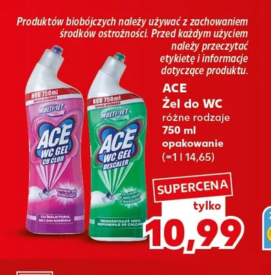 Żel do WC Ace promocja w Kaufland