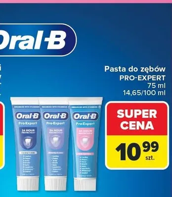 Pasta do zębów Oral-B Pro-Expert Professional Protection promocja w Carrefour