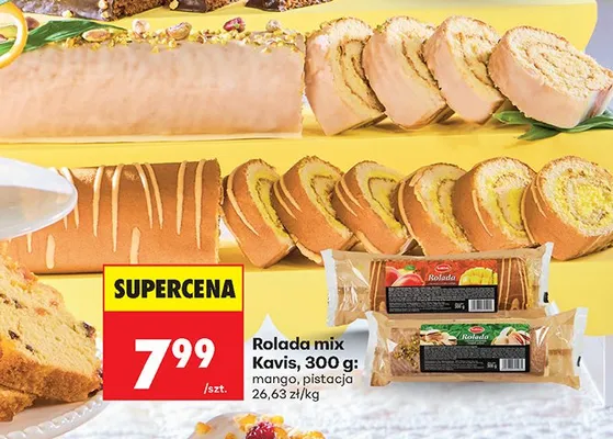 Rolada pistacja promocja w Biedronka