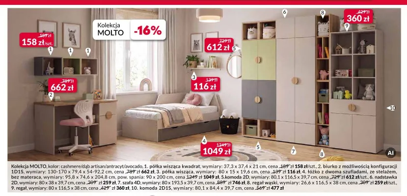 Szafa 4D Molto promocja w Salony Agata