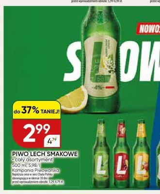 Piwo Lech Smakowe o smaku owocowym promocja w Chata Polska