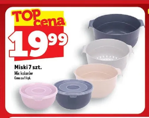 Miski 7szt. promocja w TOPAZ