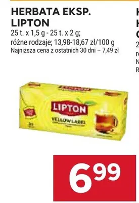 Herbata eksp. LIPTON promocja w Stokrotka