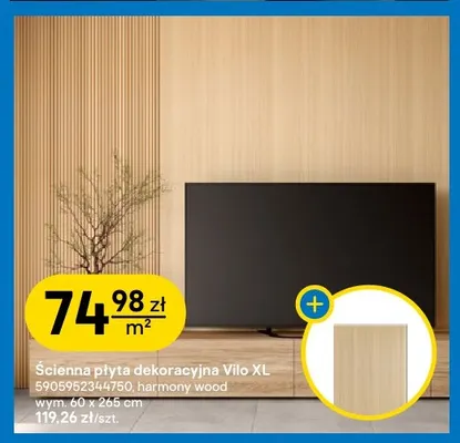 Ścienna płyta dekoracyjna Vilo Xl promocja w Castorama