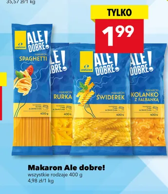 Makaron Świderek Ale dobre! promocja w LEWIATAN