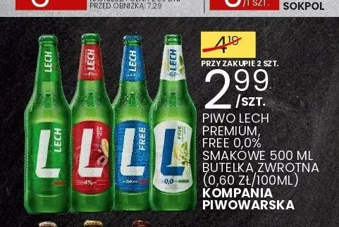 Piwo Lech Premium promocja w Wafelek