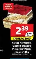 Ciasto Karmelek Piekarnia Wójcik promocja w Delfin