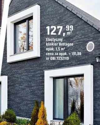 Elastyczny klinkier Bretagne promocja w OBI
