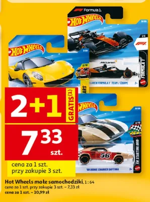 Samochodziki Hot Wheels 1:64 promocja w Auchan