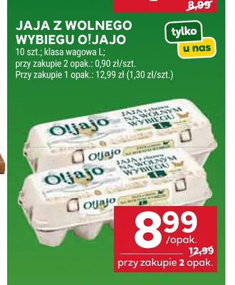 Jajka kurze z wolnego wybiegu O!Jajo promocja w Stokrotka