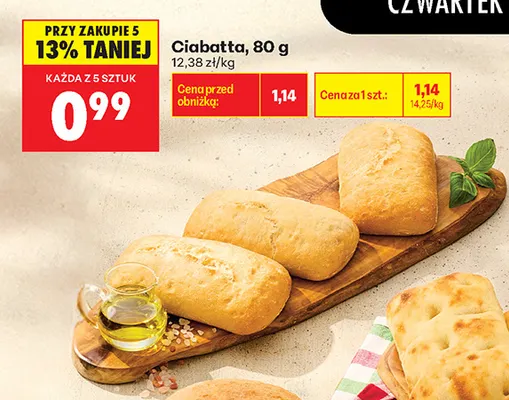 Ciabatta promocja w Biedronka