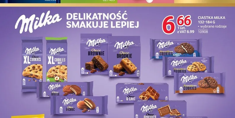 Ciastka Milka Choco & Cake promocja w Selgros